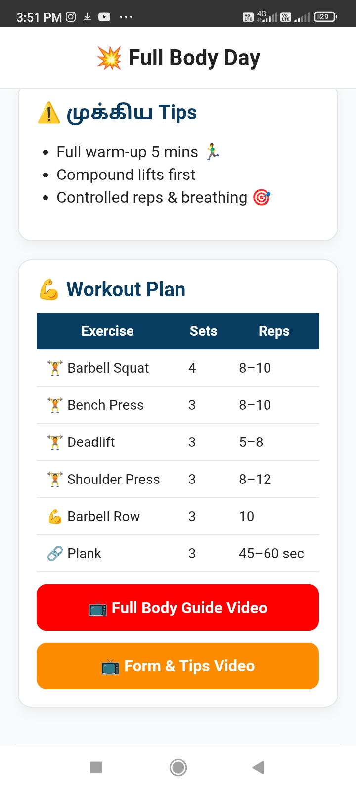 Free Version Progress